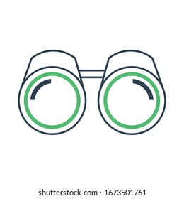 vision icon design/binocular icon/editable vector design/