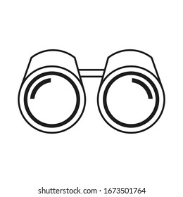 vision icon design/binocular icon/editable vector design/