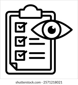 Vision Icon Element For Design