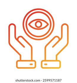 Vision Icon Element For Design