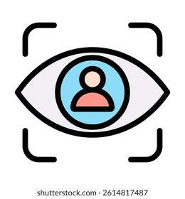 Vision Icon Element For Design