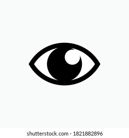 Icono de visión. Símbolo ocular - Plantilla de logotipo vector.