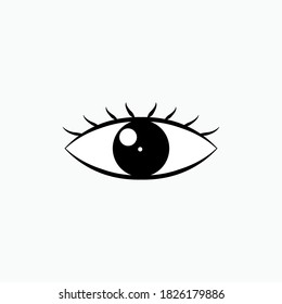 Icono de visión. Símbolo ocular - Plantilla de logotipo vector.