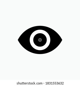 Sehsymbol. Augensymbol - Vorlage für Vektorlogo.