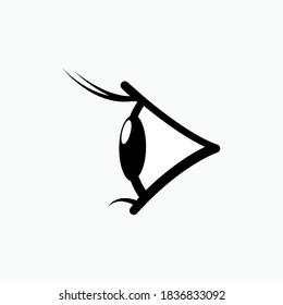 Icono de visión. Símbolo ocular - Plantilla de logotipo vector.