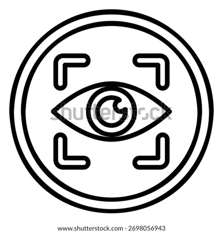 Vision icon for future plans and aspirations