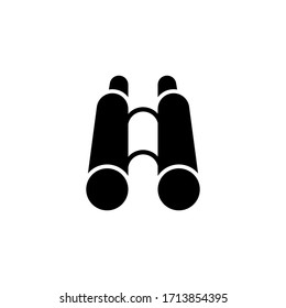 ilustración vectorial de glifo icono de visión. aislado sobre fondo blanco