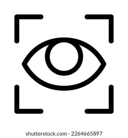 vision icon or logo isolated sign symbol vector illustration - high quality black style vector icons
