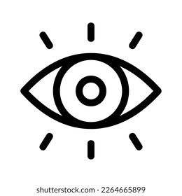 vision icon or logo isolated sign symbol vector illustration - high quality black style vector icons
