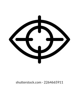 vision icon or logo isolated sign symbol vector illustration - high quality black style vector icons
