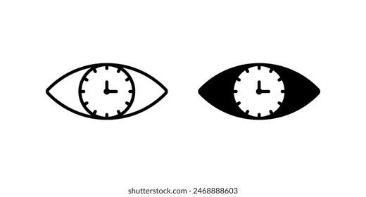 Vision icon set. for mobile concept and web design. vector illustration