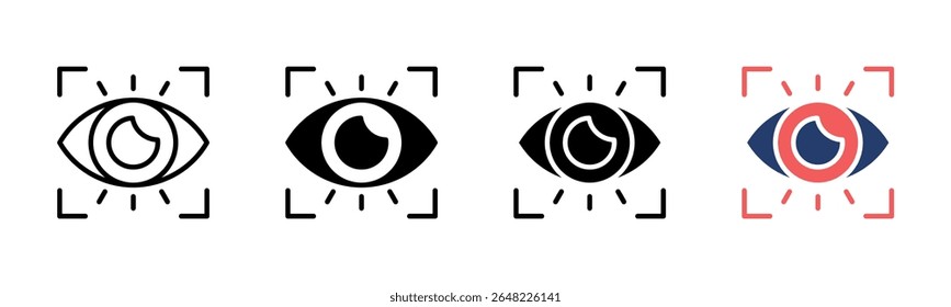 Vision icon sheet multiple style collection