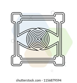 Vision icon vector can be used as png, Vision