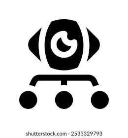 Icono del glifo del Vector para su Sitio web, móvil, presentación, y diseño del logotipo.