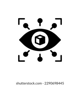 Vision icon in vector. Illustration