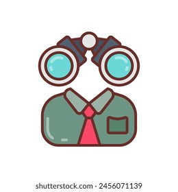 Vision  icon in vector. Logotype
