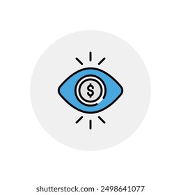 Vektorgrafik-Stockgrafik des Vision-Symbols