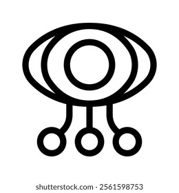 Vision Icon Vector Symbol Design Illustration