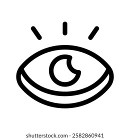 Vision Icon Vector Symbol Design Illustration