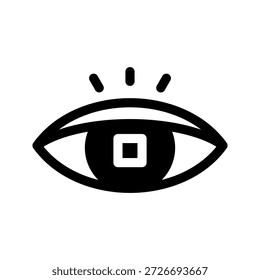 Vision Icon Vector Symbol Design Illustration