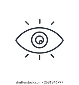 Vector.Trazo editable.Signo de estilo lineal para uso Diseño web, logotipo.Ilustración de símbolo.