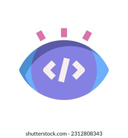 icono de visión para tu sitio web, móvil, presentación y diseño de logotipo.