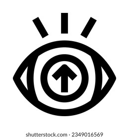 vision icon for your website, mobile, presentation, and logo design.