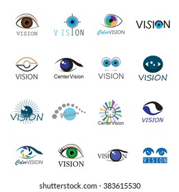 Vision Icons Set - Isolated On White Background - Vector Illustration,
Graphic Design, Editable For Your Design. Collection Of Modern Eyes