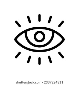 Vision icons or vector illustration isolated sign symbol logos are suitable for displays, websites, logos and designers. High-quality black style vector icons