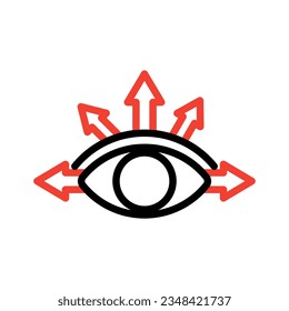 
vision icon,vector logo, isolate on a white background
