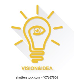 Vision and ideas, business concept. vector 
