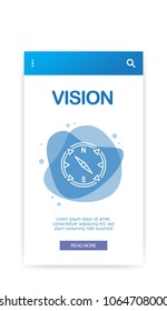 Vision Infographic Concept