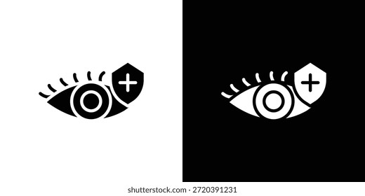 Vision insurance icon vector design element vector eps 10