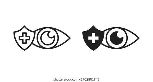 Vision insurance icon Vector isolated design element. EPS10