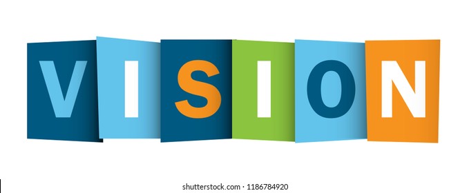 VISION letters banner