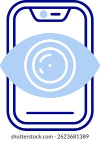 Línea de visión Vector Icon Design