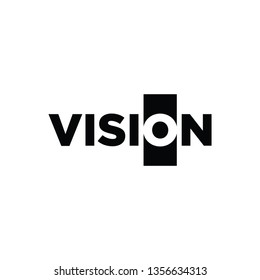 Vision Logo Concept Logo Template Vector Stock Vector (Royalty Free ...