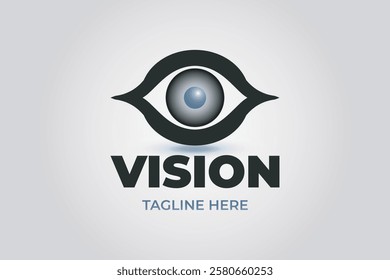 Vision logo design. Eye design.