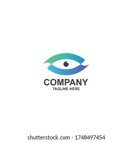 vision logo design, icon, vector, element, template