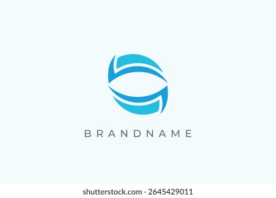 Vision logo design vector template.