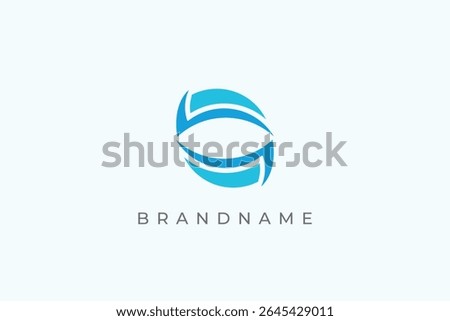 Vision logo design vector template.