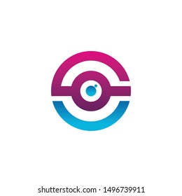 vision logo icon vector isolated