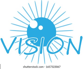 Vision Logo Vector - Isolated On White Background. Modern Eye Logo For News, Media And New Vision Logo. Flat Eye Icon. Abstract Concept Of Vision Vector