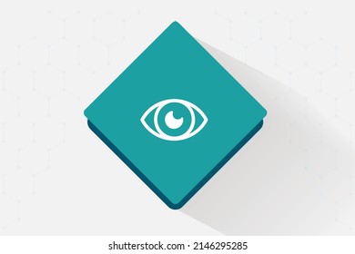 Vision loss icon vector design