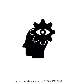 vision in mind icon. Element of human thinking set icon. Premium quality graphic design icon. Signs and symbols collection icon for websites, web design, mobile app