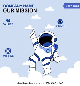 vision and mission vision mission business values company values abstract background