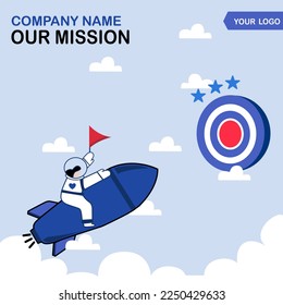 vision and mission vision mission business values company values abstract background