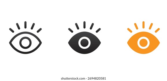 Visión y observación Icono del ojo