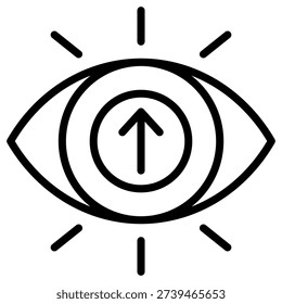 Vision Rise Icon Element For Design