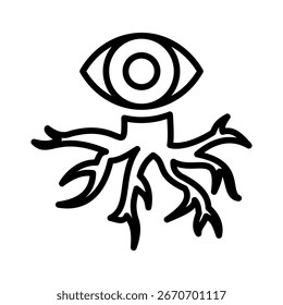 Vision Roots Icon Element for Design